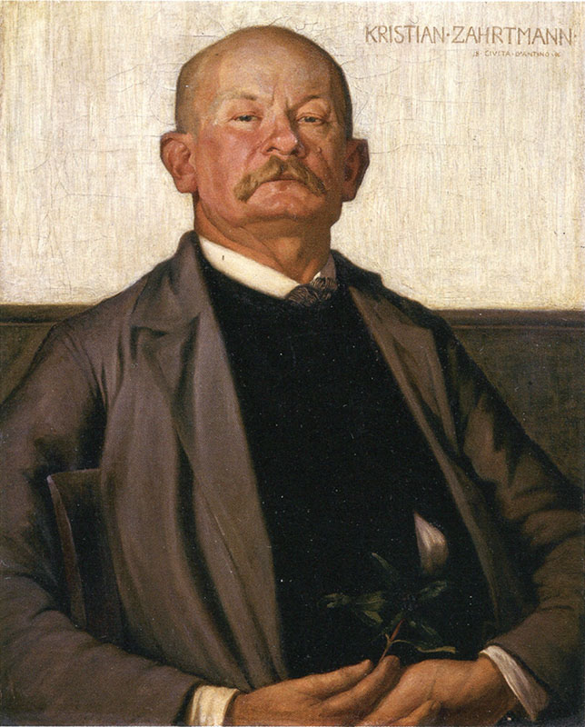 Kristian Zahrtmann by Johan Rohde